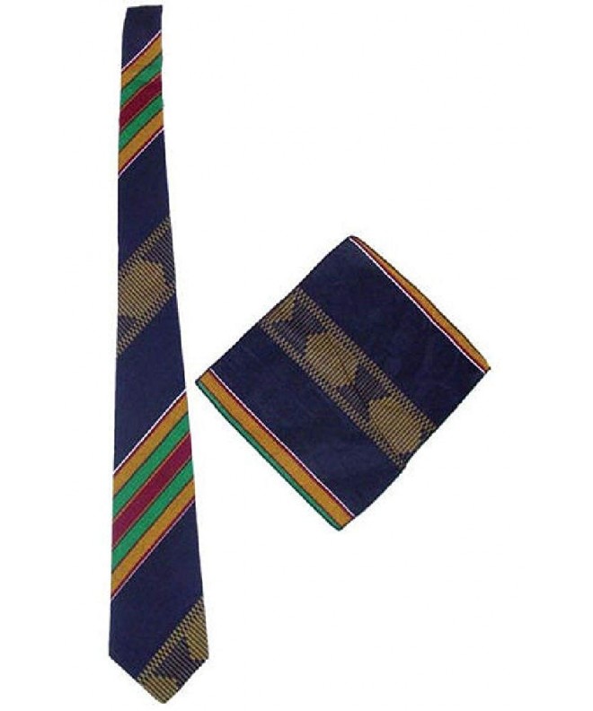 Kente Necktie Tie Set Style