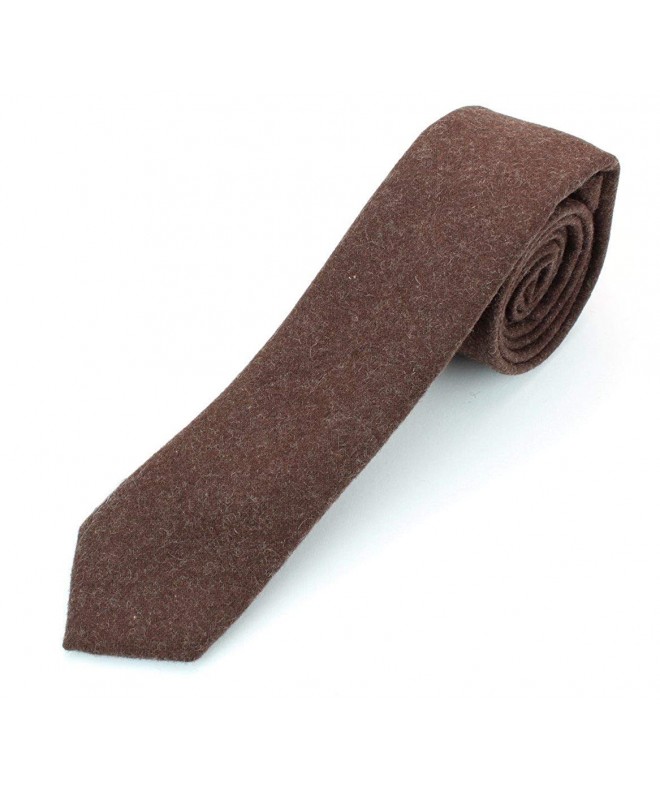 Skinny Necktie Vintage Rough Texture