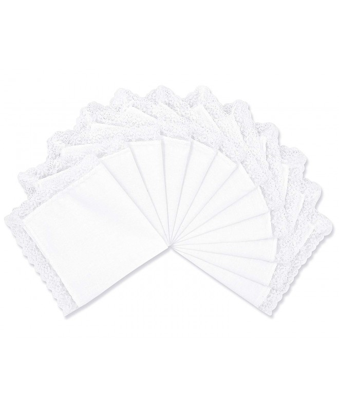 Milesky Wedding Cotton Handkerchiefs Square