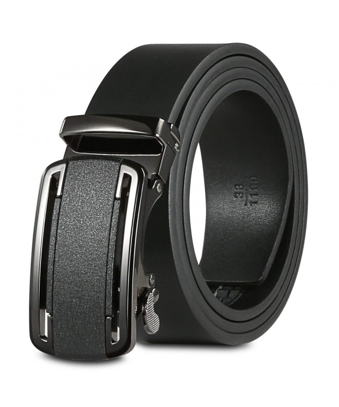Leather Removable Buckle Automatic Ratchet
