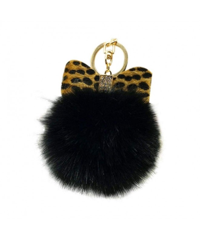 SUPPION Fluffy Keychain Women Handbag