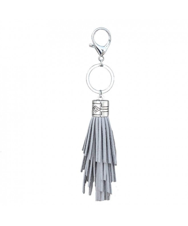 Tassels Keychain Hanging Buckle Grey kc000040 2