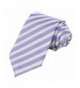Striped Purple White Jacquard Necktie