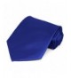 TieMart Sapphire Solid Color Necktie