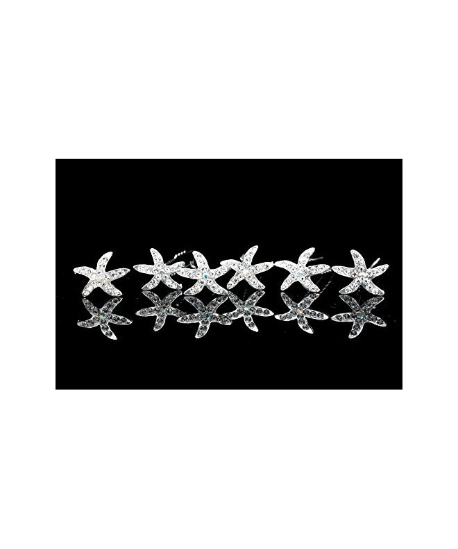 Starfish Star Rhinestone Crystal Hair