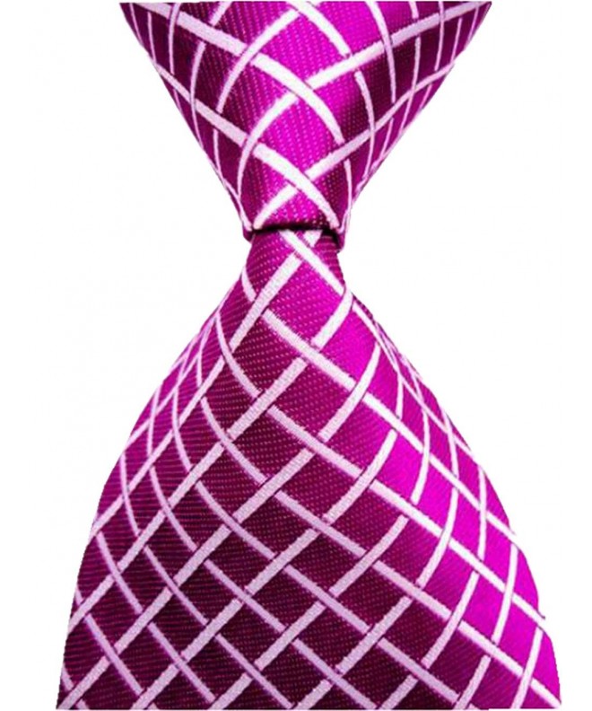Purple White Crossed Necktie Holiday