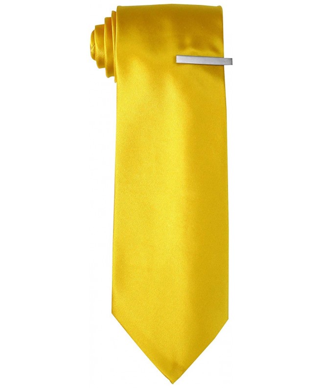Little Black Tie Necktie Yellow