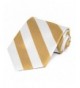 Honey Gold White Striped Tie