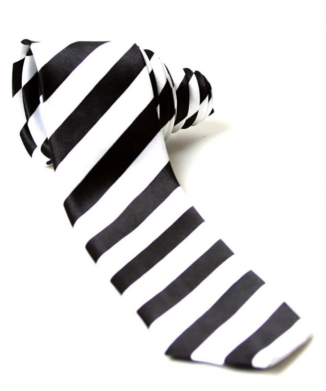 Trendy Skinny Tie Striped Diagonal