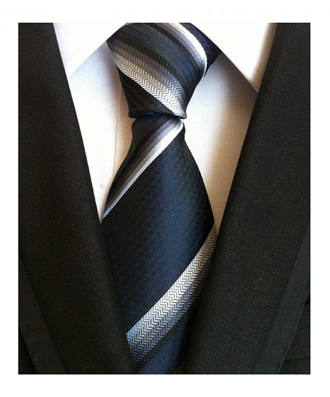 Secdtie Striped Jacquard Formal Necktie