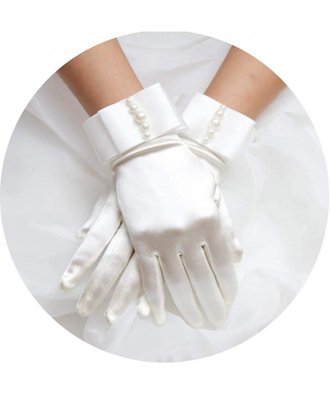 Simlehouse Pearls Length Wedding Gloves