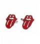 Rolling Stones Tongue Cufflinks Enamel