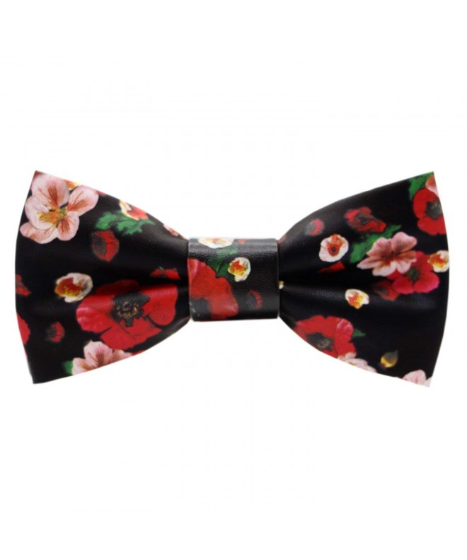Mumusung high end leather bow Flower