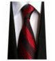 MENDENG Striped Yellow Business Necktie
