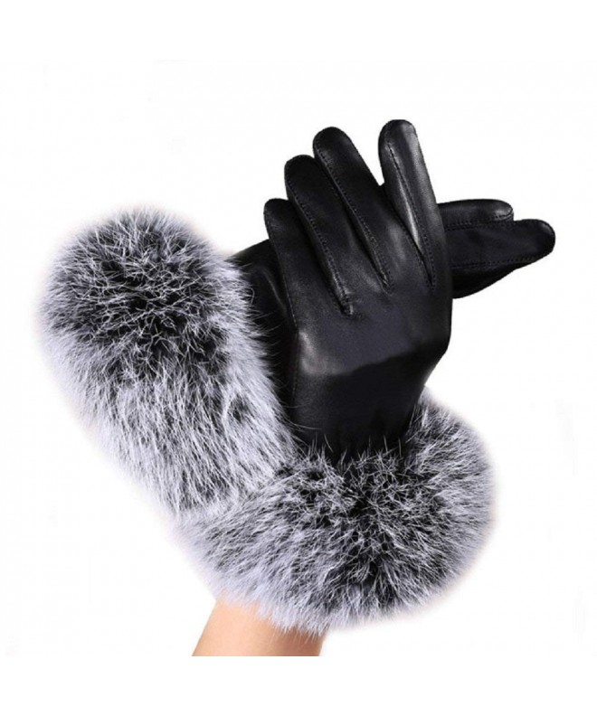 Rabbit Leather Gloves Luweki Mittens