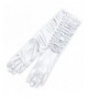 ZaZa Bridal Gathered Gloves One Most White