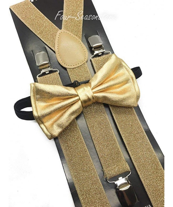 Metallic Suspenders Glitter Wedding Party