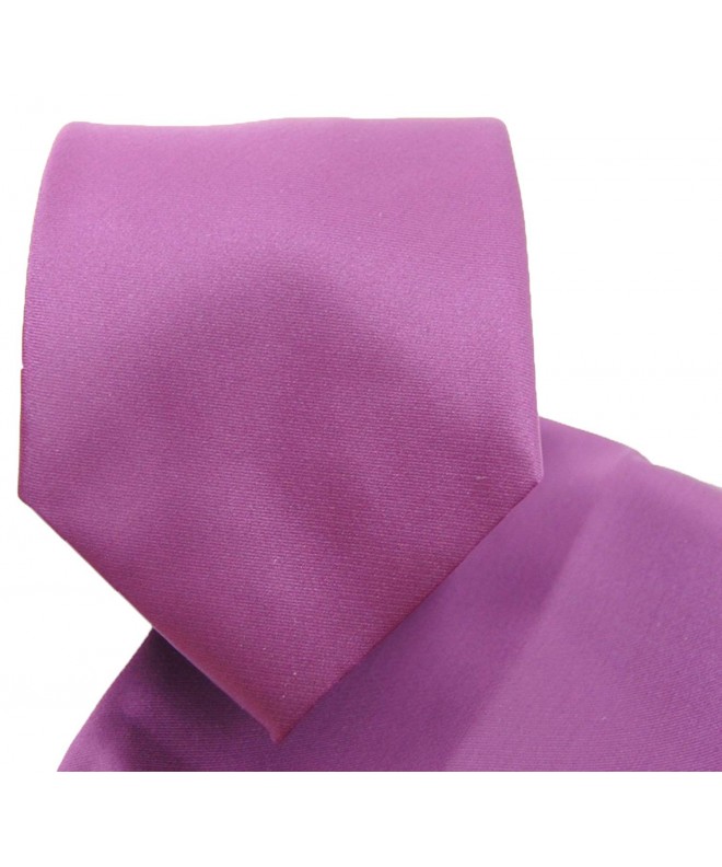 Necktie Pocket Square Solid Plum