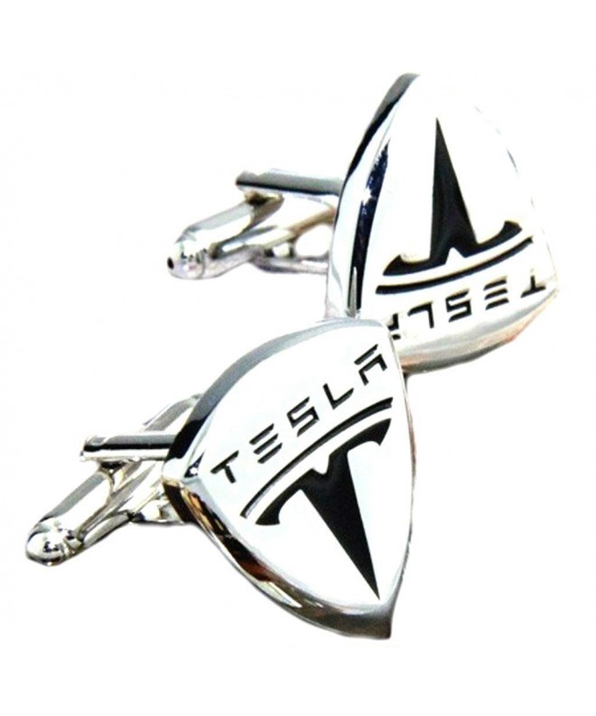 Tesla Cufflinks Links Electric Automobile
