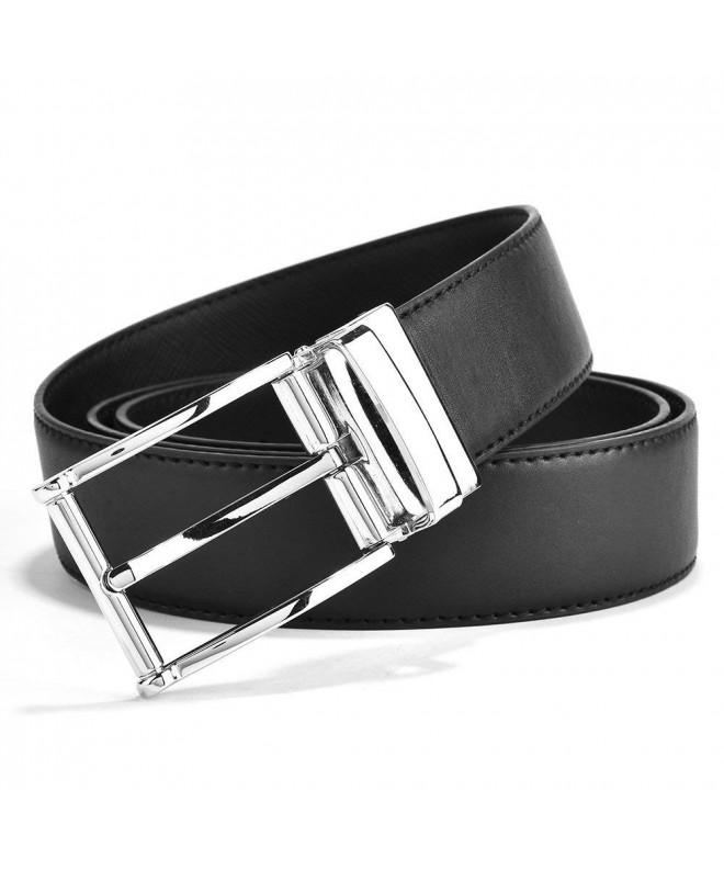 Men Reversible Belt Leather Adjustable