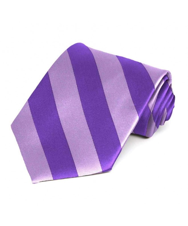 Purple and Lavender Striped Tie