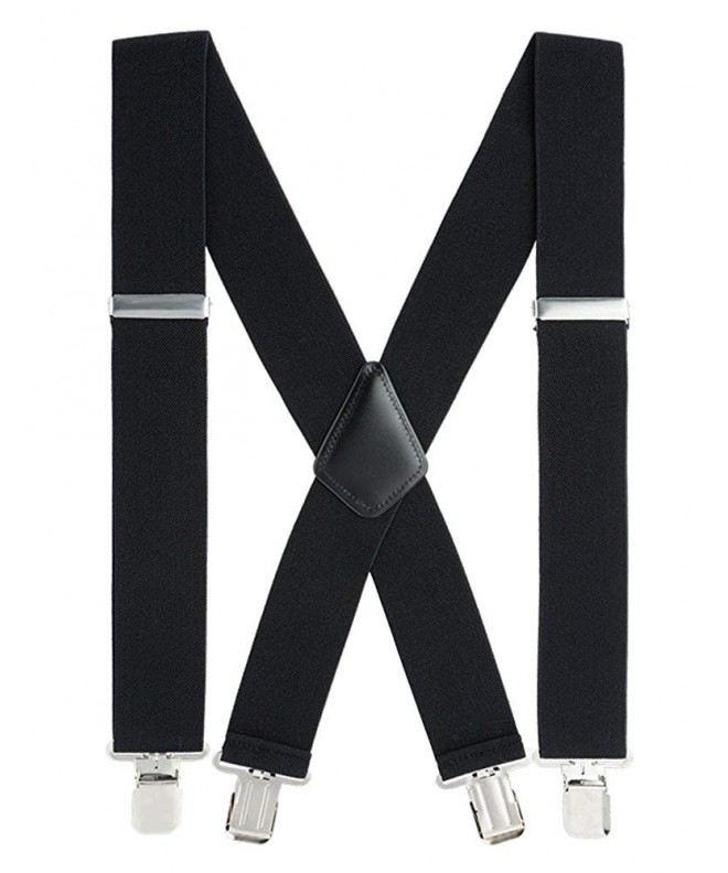 Suspenders Heavy X Back Adjustable Elastic
