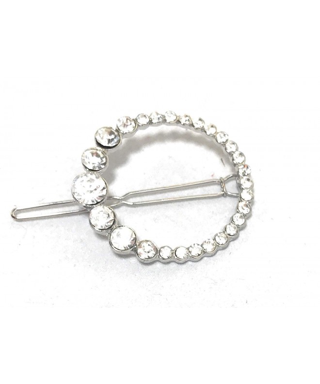 Chicky Bling Rhinestone Circle Clips