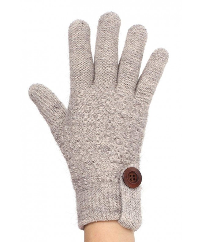 Womens Fleece Gloves Styilsh Pattern