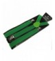 Braces Suspender Unisex Plain D Green
