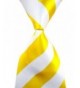 Yellow Striped Classic Jacquard Necktie