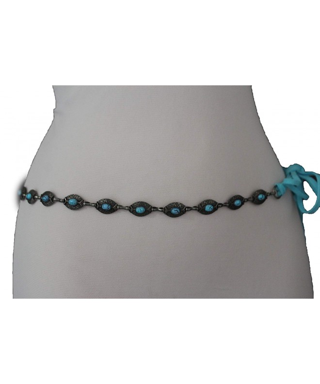 Fashion Chains Antique Silver Turquoise