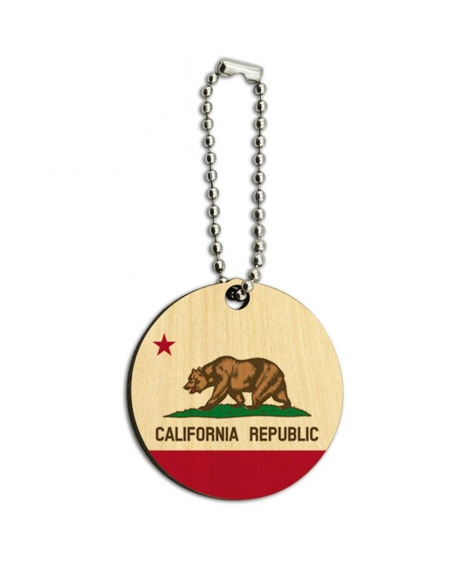 California Republic State Wooden Round