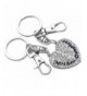 Bling Stars Mother Daughter Keychain