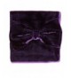 Handkerchief PURPLE VELVET Fabric BowTie