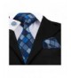 Plaid Pocket Square Necktie Business
