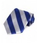 Royal Blue Silver Striped Tie
