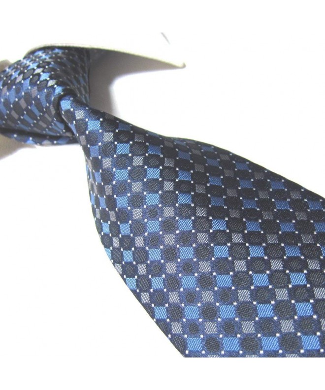 Extra Microfibre Plaid Necktie Jacquard