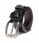 Genuine Leather Buckle Casual Black 1
