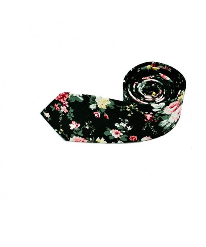 Singleluci Classic Floral Necktie Business