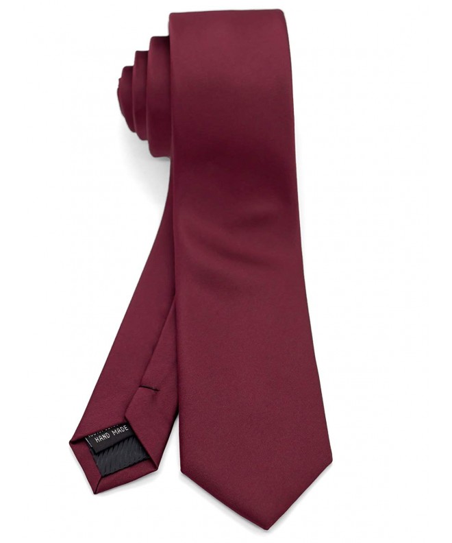 WandM Business Necktie Washable burgundy