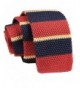 D berite Striped Narrow Knitted Necktie