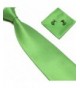 Checked Necktie Handkerchief Cufflinks Business