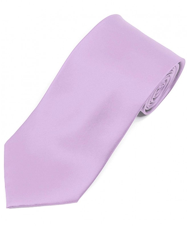 Solid Color Mens Tie Lavender