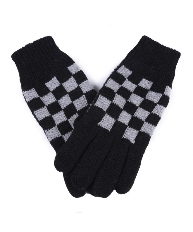 Damara Chessboard Pattern Magic Gloves