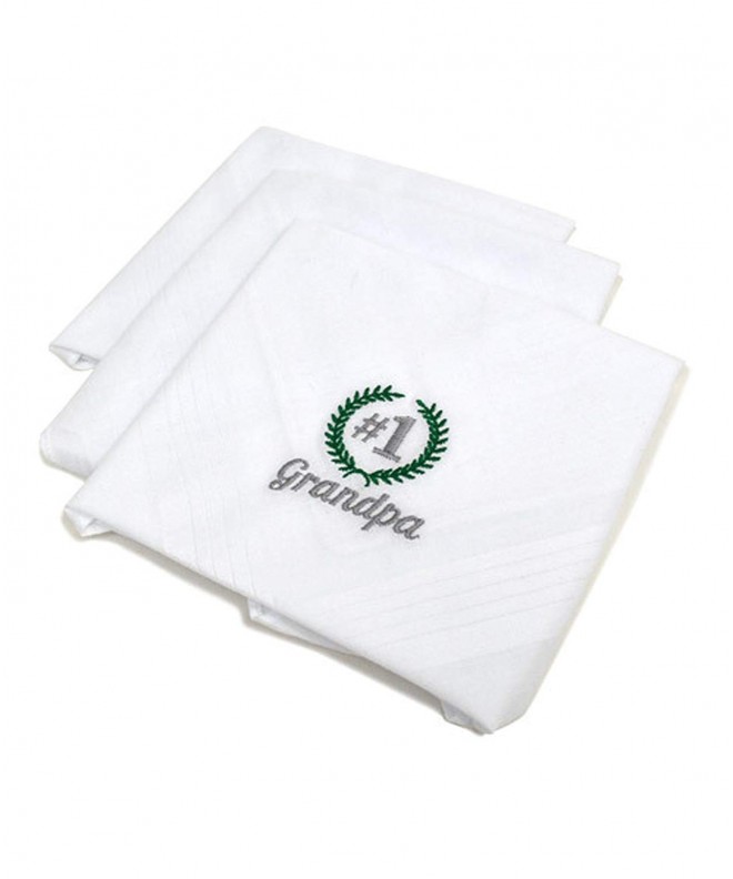Grandpa Cotton Embroidered Handkerchiefs pcs