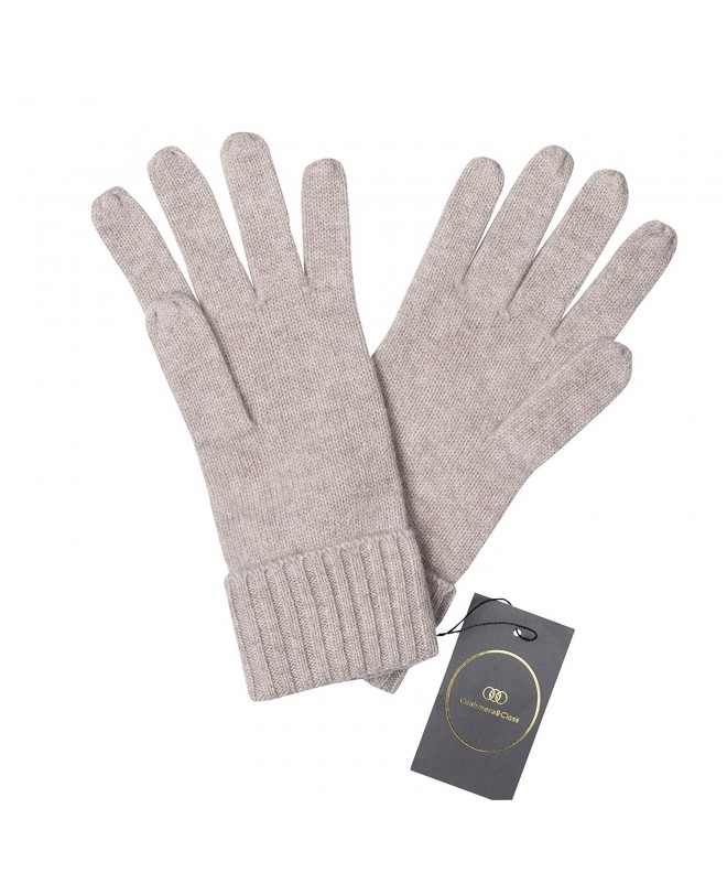 Cashmere Class Knitted Gloves Camel
