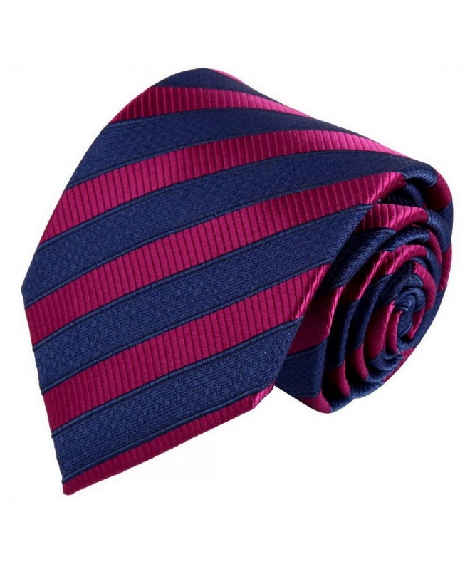 Slateblue Stripes Fashion Necktie FAA1154
