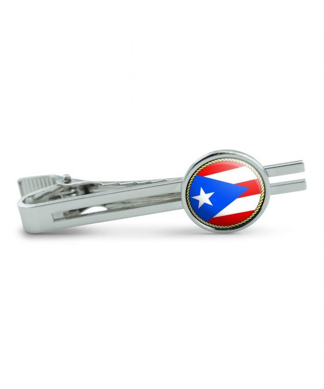 Flag Puerto Rico Mens Clip
