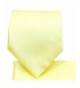 Necktie Pocket Square Solid Yellow