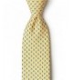 Yellow Nautical Micro Sailboats Necktie